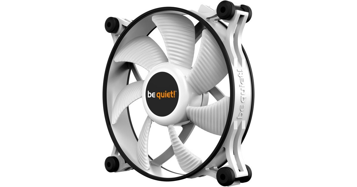 be quiet! Shadow Wings 2 PWM White 120 mm, Gehäuselüfter(weiß/schwarz)