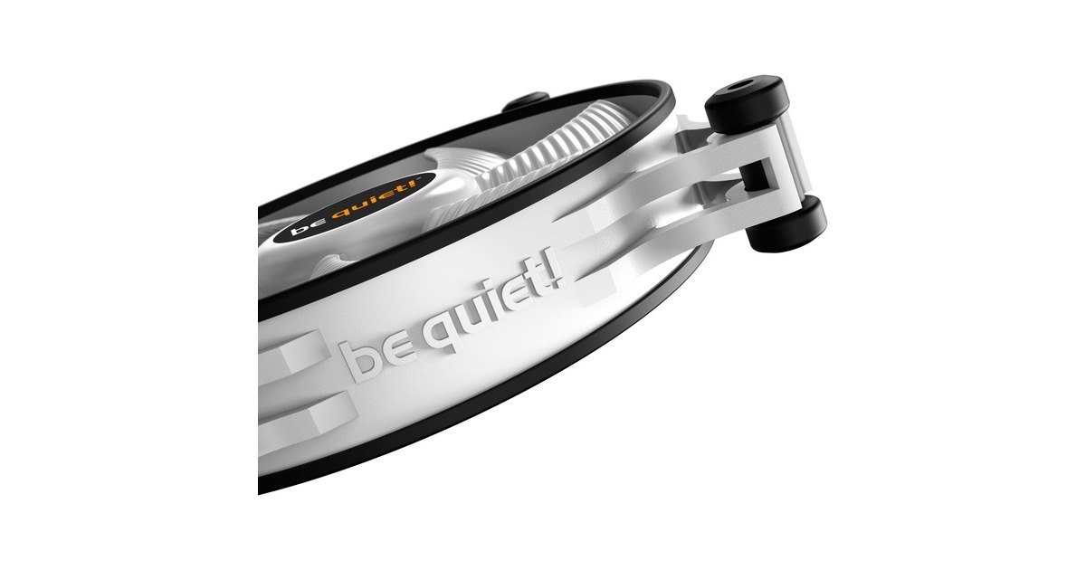 be quiet! Shadow Wings 2 PWM White 120 mm, Gehäuselüfter(weiß/schwarz)