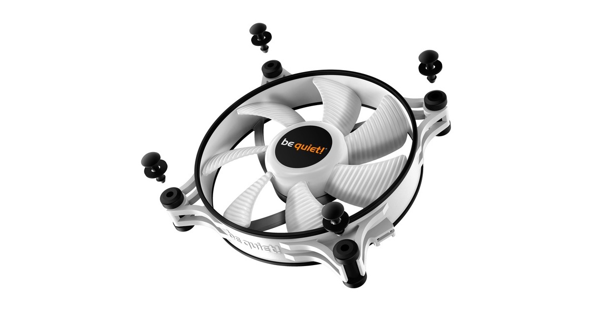 be quiet! Shadow Wings 2 White 120 mm, Gehäuselüfter(weiß/schwarz)