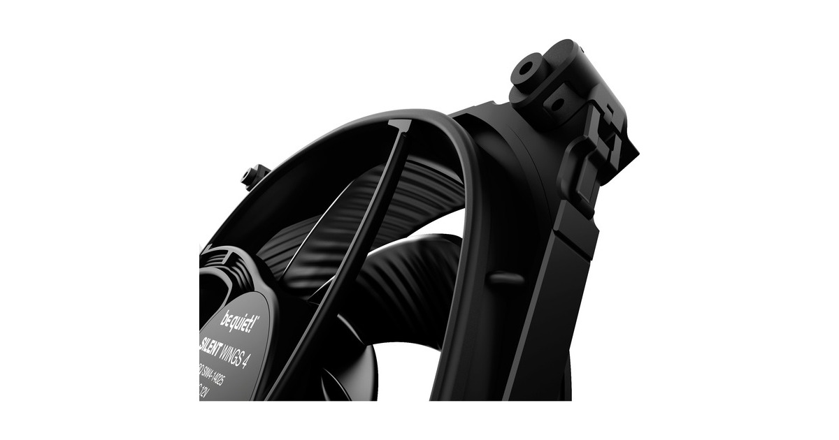 be quiet! Silent Wings 4 PWM 140x140x25, Gehäuselüfter(schwarz)