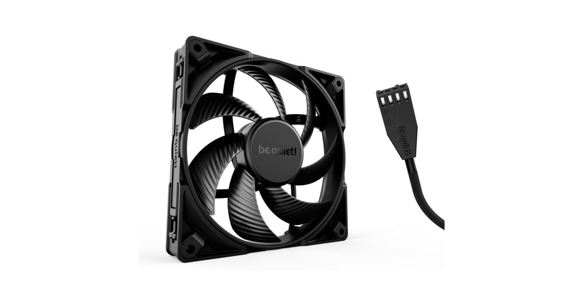 be quiet! Silent Wings PRO 4 PWM 140x140x25, Gehäuselüfter(schwarz, Outlet)