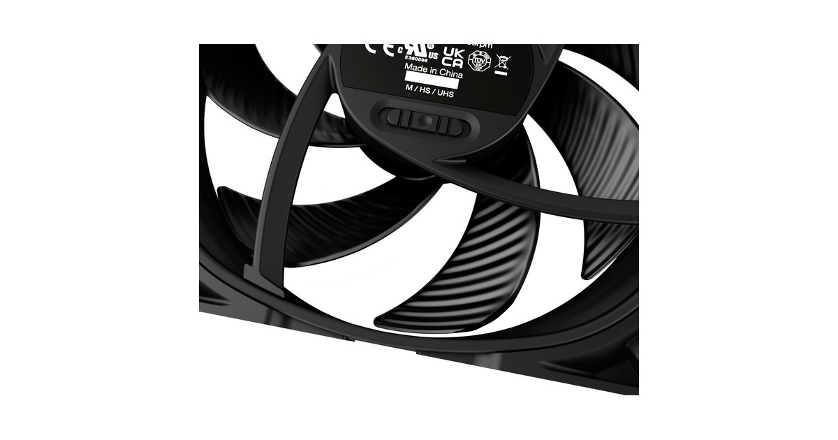 be quiet! Silent Wings PRO 4 PWM 140x140x25, Gehäuselüfter(schwarz)