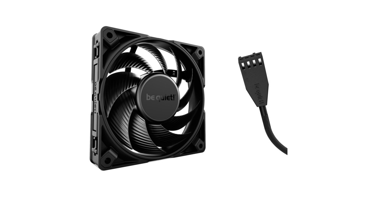 be quiet! Silent Wings Pro 4 PWM 120x120x25, Gehäuselüfter(schwarz)