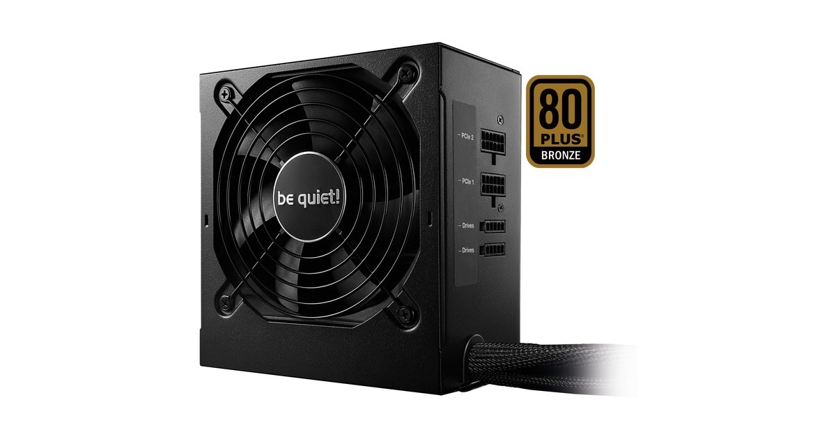 be quiet! System Power 9 CM 500W, PC-Netzteil(schwarz, 2x PCIe, Kabel-Management, 500 Watt) be quiet! System Power 9 CM 500W, PC-Netzteil(schwarz, 2x PCIe, Kabel-Management, 500 Watt)