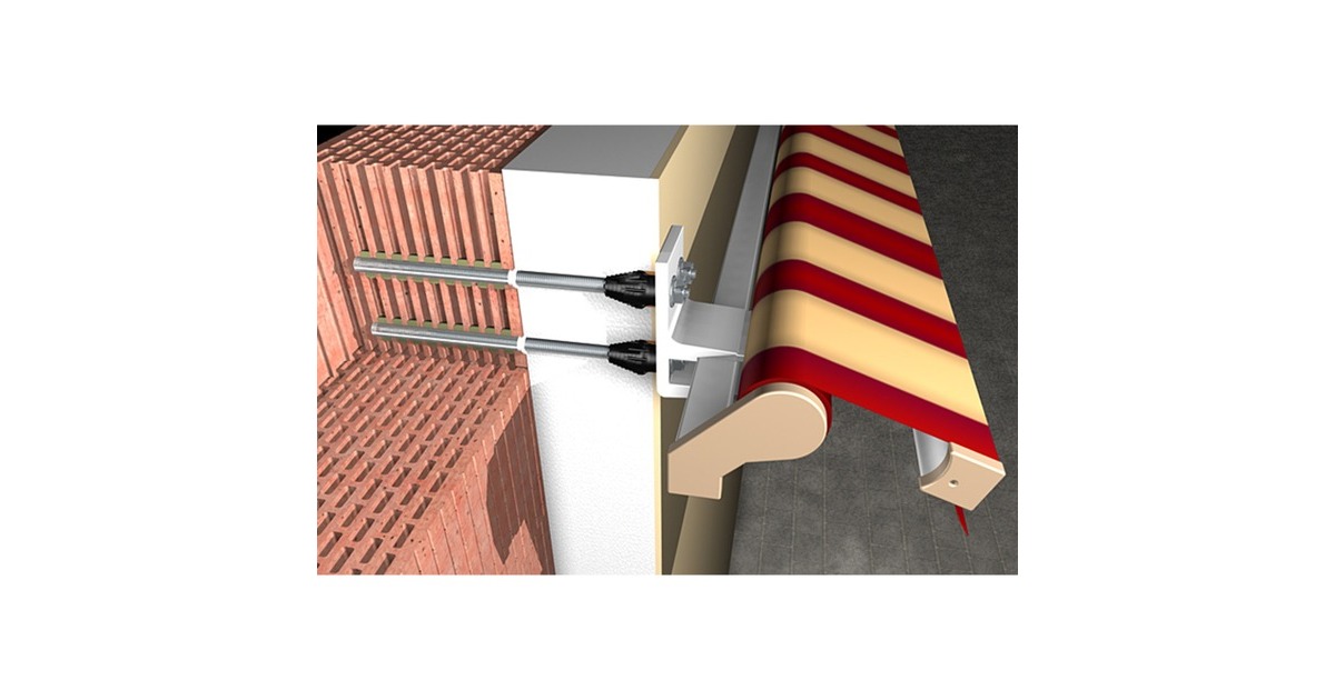 fischer Abstandsmontagesystem Thermax 16/170 M12, Dübel(2 Stück)