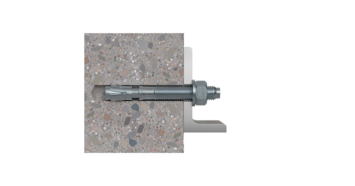 fischer Bolzenanker FBN II 12/10, Dübel(silber, 20 Stück, galvanisch verzinkt)