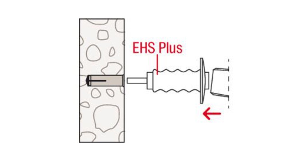 fischer Einschlaganker EA II M6 R, Dübel(edelstahl, 100 Stück, rostfrei)