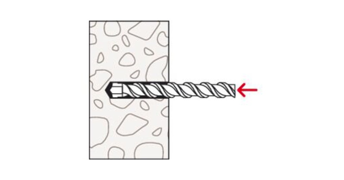 fischer Einschlaganker EA II M6 R, Dübel(edelstahl, 100 Stück, rostfrei)