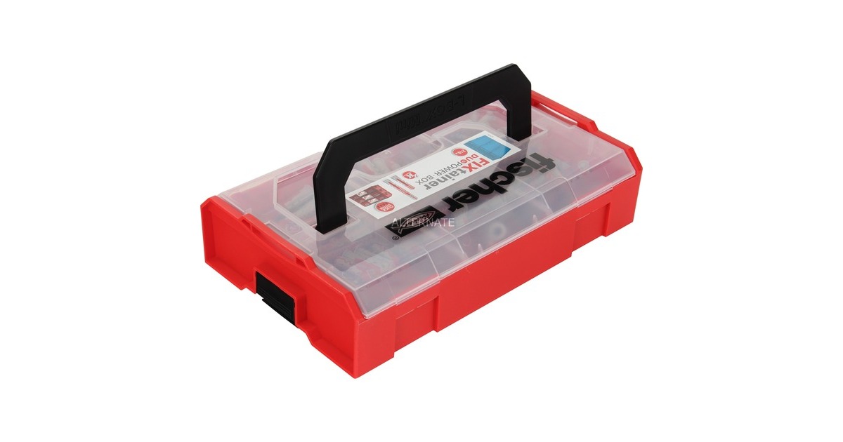 fischer FixTainer-DUOPOWER kurz / lang NV, Dübel(hellgrau/rot, 210-teilig)