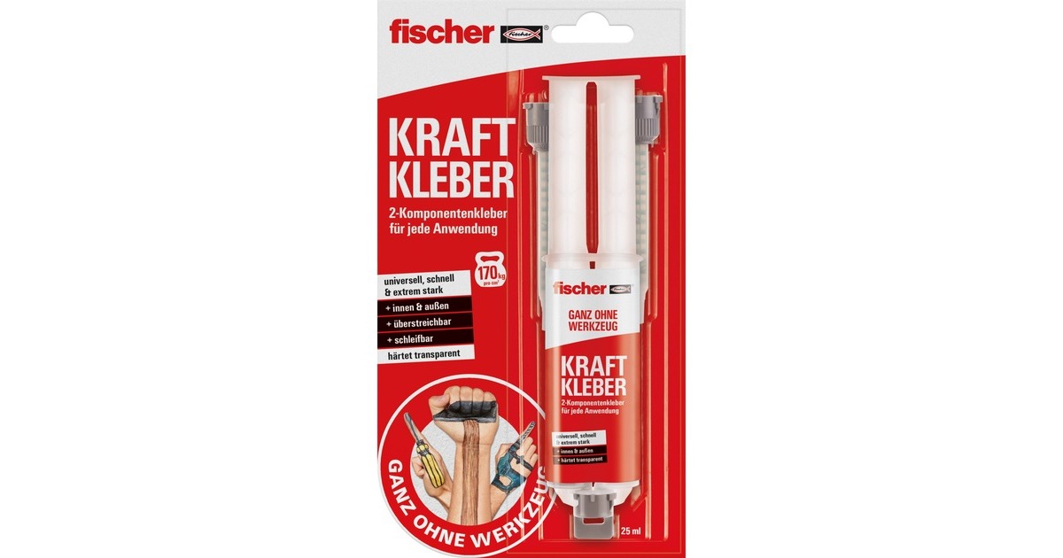 fischer GOW Kraftkleber, 25ml(transparent)