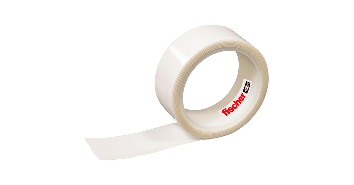 fischer GOW Montageband breit, 3m x 38mm, Klebeband(transparent)