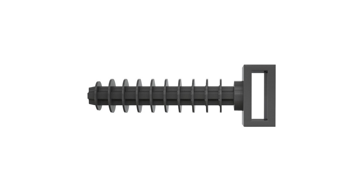 fischer Kabelbinderdübel FCTP-B(schwarz, 100 Stück)