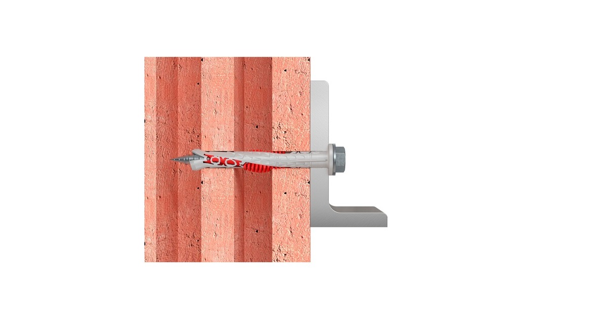 fischer Langschaftdübel DuoXpand 10x120 FUS R(hellgrau/rot, 50 Stück)