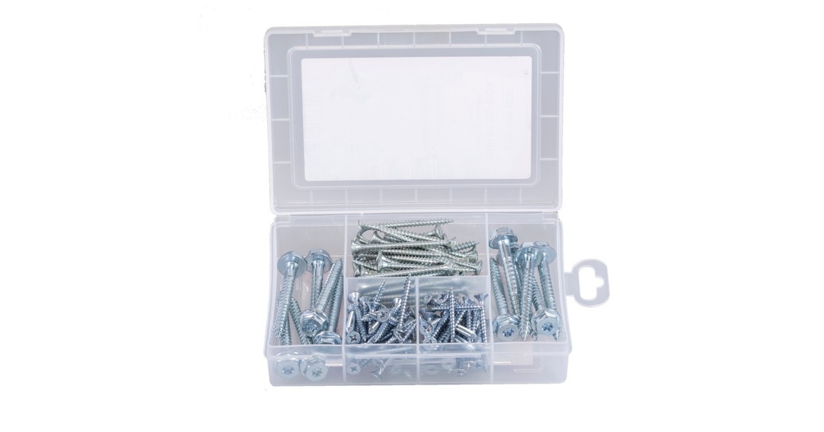 fischer Meister-Box Dübelschrauben, Schrauben-Set(112-teilig)