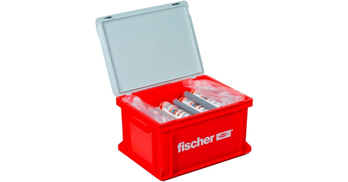 fischer Montagemörtel FIS VL 360 S HWK G(grau, 360ml, 20 Kartuschen, Koffer)