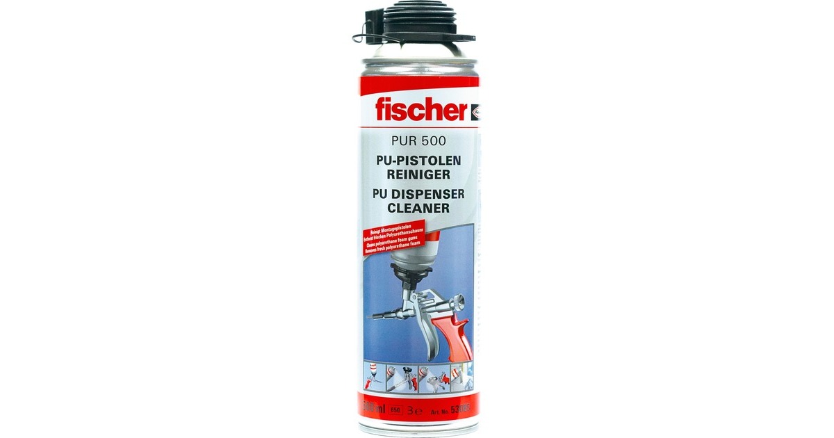 fischer PU- und Pistolenreiniger PUR 500, Reinigungsmittel(500ml) fischer PU- und Pistolenreiniger PUR 500, Reinigungsmittel(500ml)