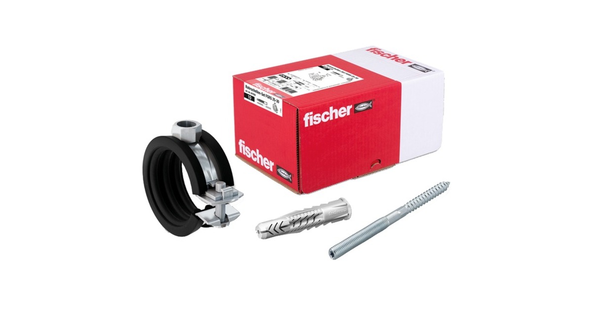 fischer Rohrschellen-Set FGRS 25-30, mit Dübel(10 Stück)