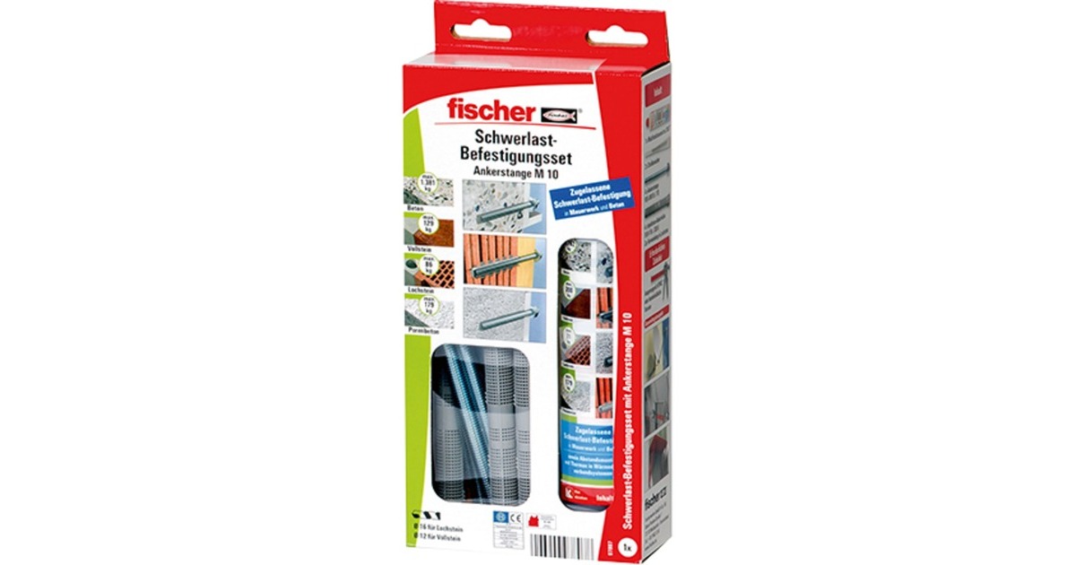 fischer Schwerlast-Befestigungsset 300 T SBS Set M 10, Mörtel