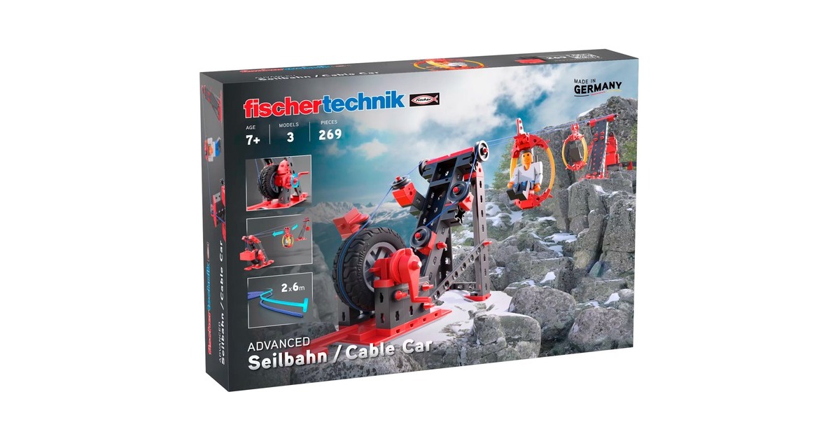 fischertechnik Seilbahn, Konstruktionsspielzeug
