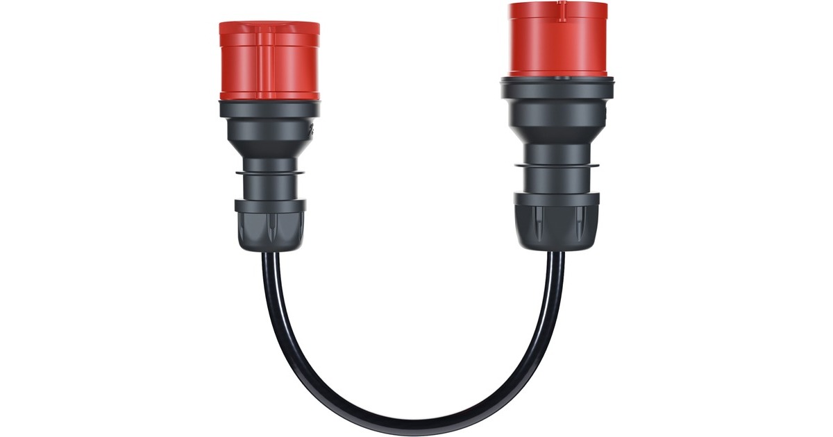 go-e Adapterset für Gemini flex 11 kW, 3-teiliges Set(schwarz, 30cm)