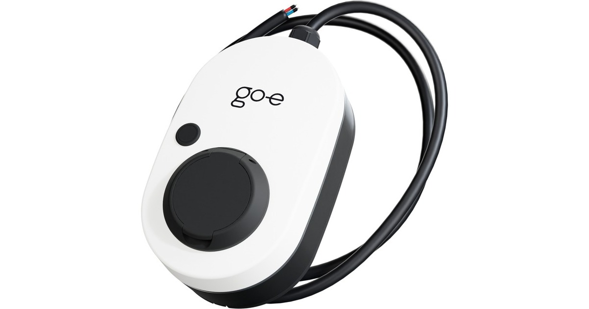 go-e Charger Gemini, 11 kW (16A 3-phasig), Wallbox(weiß/schwarz, ohne Kabel)