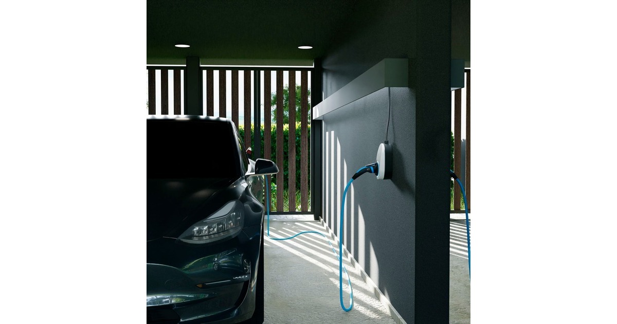 go-e Charger Gemini, 11 kW (16A 3-phasig), Wallbox(weiß/schwarz, ohne Kabel)