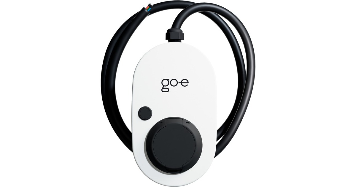 go-e Charger Gemini, 22 kW (32A 3-phasig), Wallbox(weiß/schwarz, ohne Kabel) go-e Charger Gemini, 22 kW (32A 3-phasig), Wallbox(weiß/schwarz, ohne Kabel)