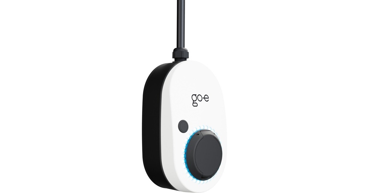 go-e Charger Gemini, 22 kW (32A 3-phasig), Wallbox(weiß/schwarz, ohne Kabel)