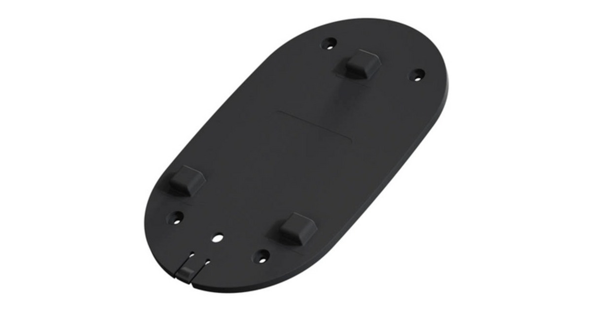 go-e Ersatz-Wandmontageplatte, für Charger Gemini flex, Wandhalterung(schwarz)