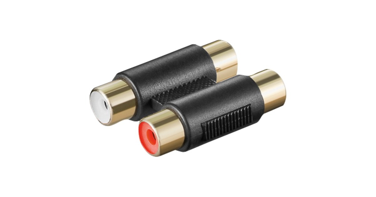 goobay Adapter Cinch 2xKupplung2xKupplung