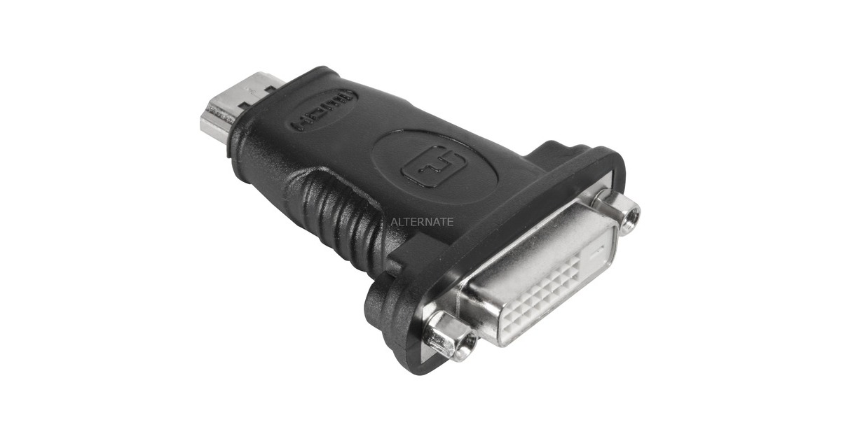 goobay Adapter DVI-D auf HDMI(schwarz)
