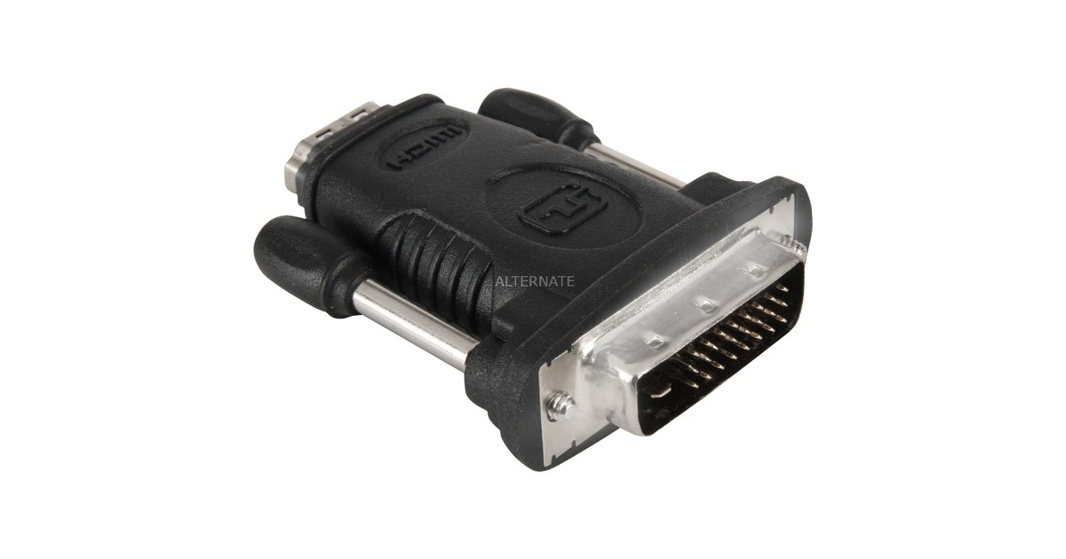 goobay Adapter HDMI auf DVI-D(schwarz)