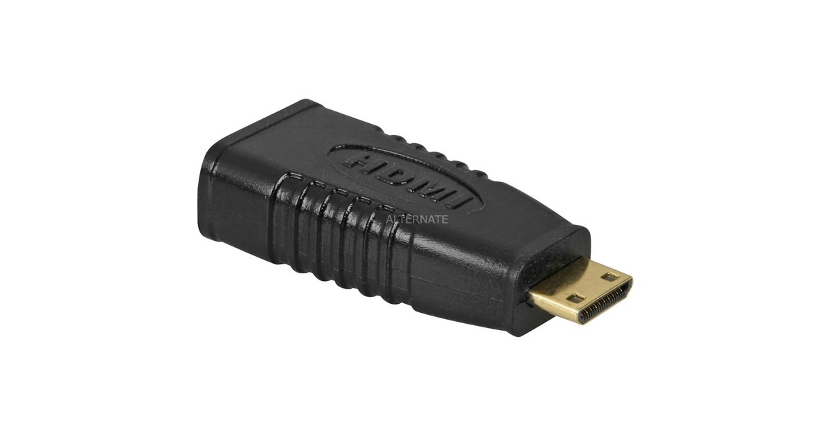 goobay Adapter HDMI auf Mini-HDMI(schwarz, Bulk)