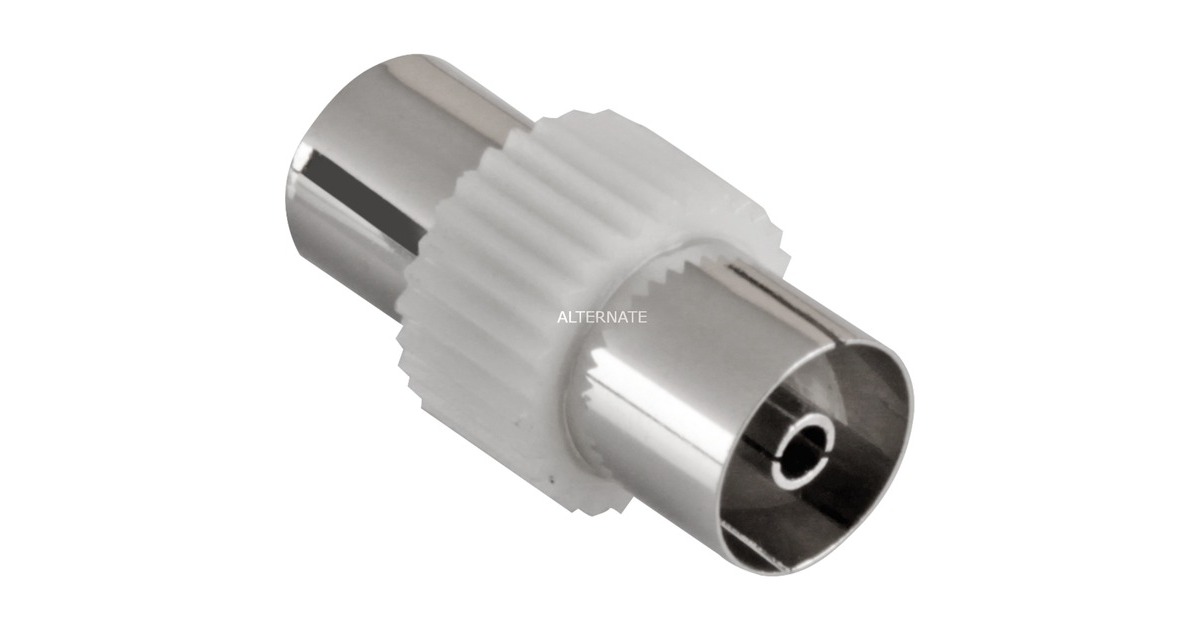 goobay Adapter Koaxial-Buchse auf Koaxial-Buchse