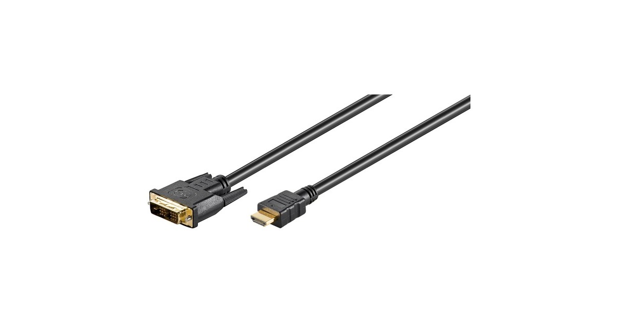 HDMI Stecker(schwarz, 3 Meter, vergoldet)