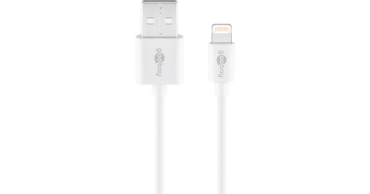 goobay Apple Lightning Dual Ladeset 2,4 A, Ladegerät(weiß)