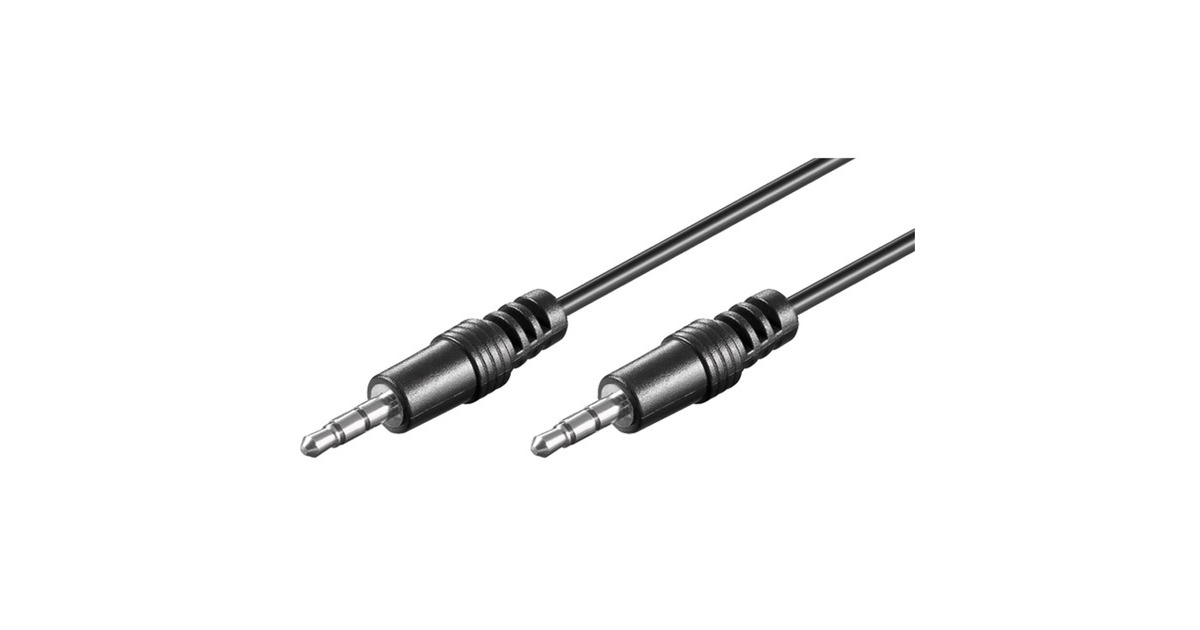 3,5mm(schwarz, 2,5 Meter)