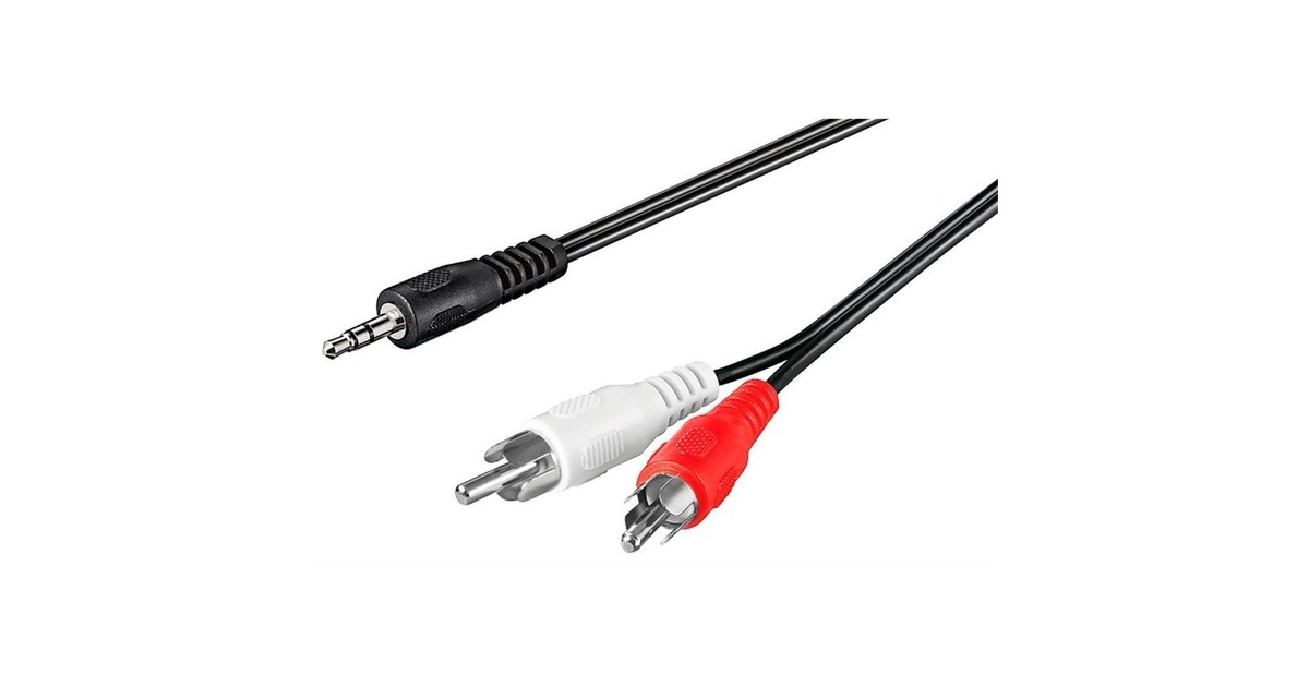 StereoCinch(schwarz, 5 Meter)