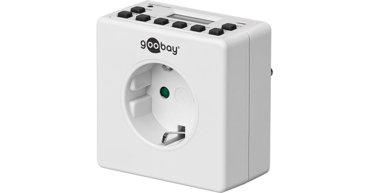 goobay Digitale Zeitschaltuhr(weiß)