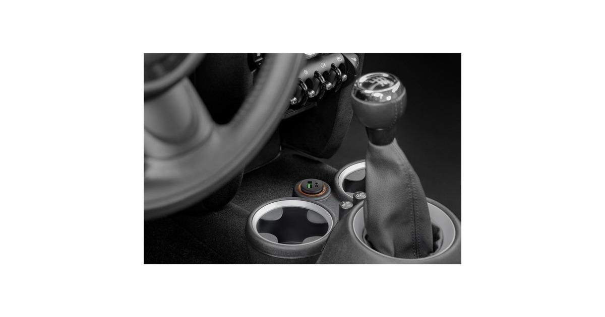 goobay Dual-USB Auto Schnellladegerät USB-C PD (Power Delivery)(schwarz)