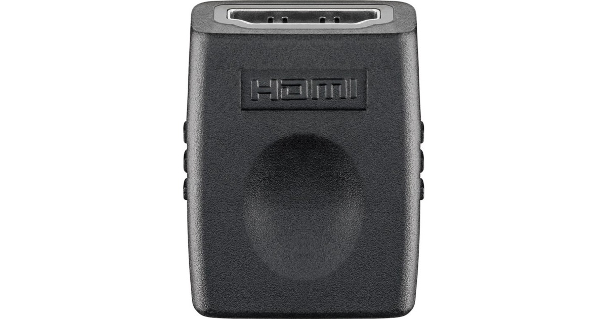goobay HDMI-Adapter HDMI-Buchse auf HDMI-Buchse(schwarz, Retail)
