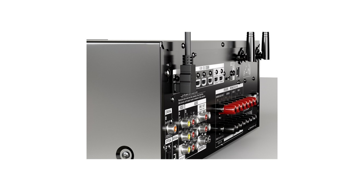 goobay High-Speed-HDMI 90°-Kabel mit Ethernet(schwarz, 5 Meter)