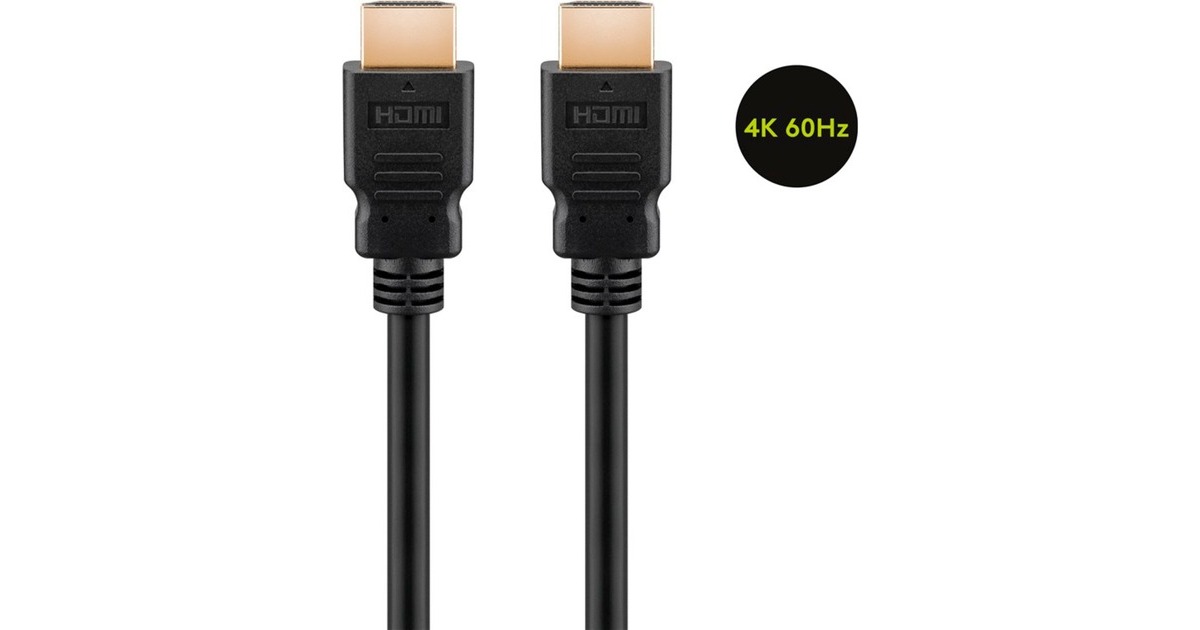 goobay High-Speed-HDMI Kabel mit Ethernet(schwarz, 7,5 Meter)