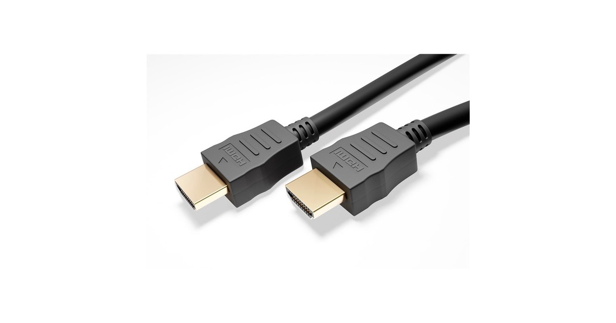 goobay High-Speed-HDMI Kabel mit Ethernet(schwarz, 7,5 Meter)