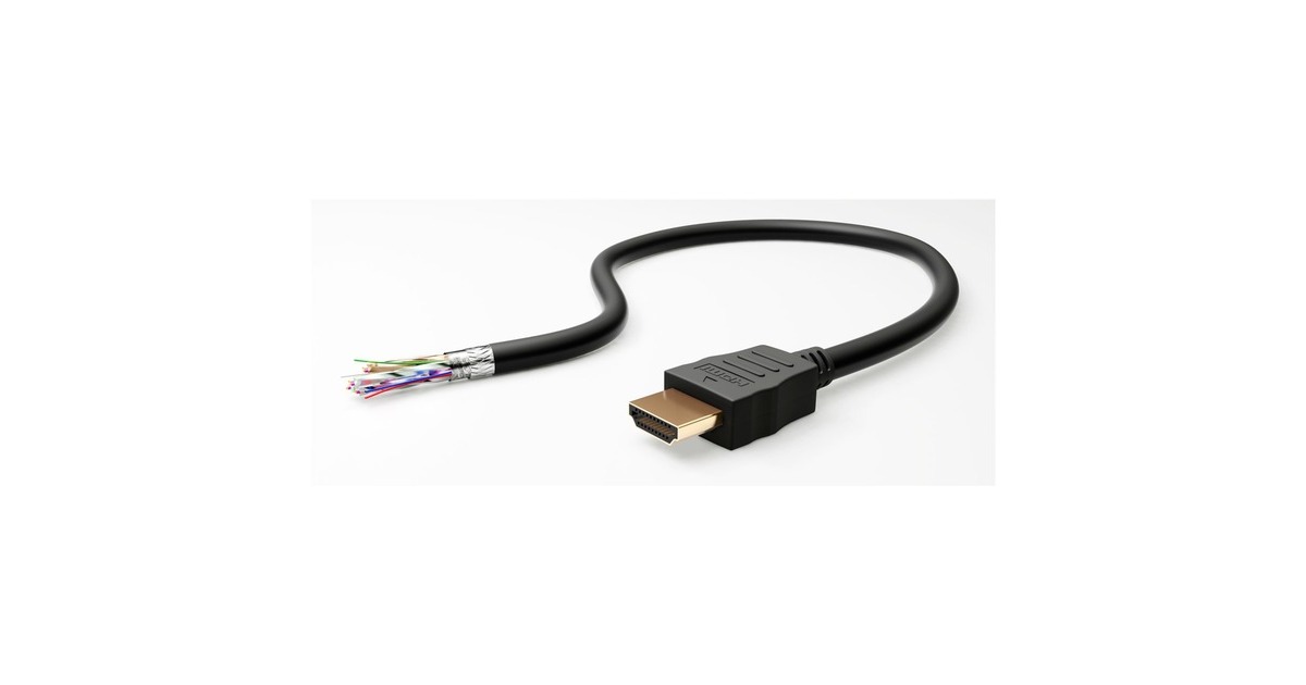 goobay High-Speed-HDMI Kabel mit Ethernet(schwarz, 7,5 Meter)