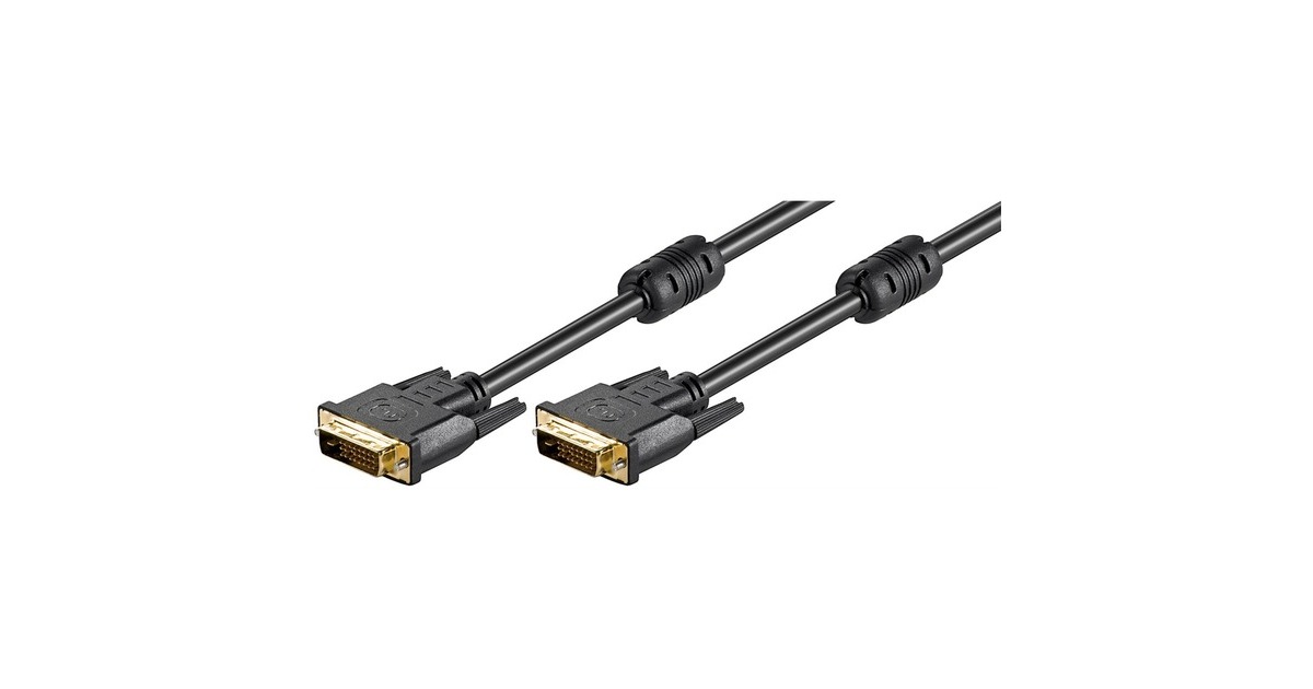 DVI-D, Dual Link 24+1(schwarz, 10 Meter)