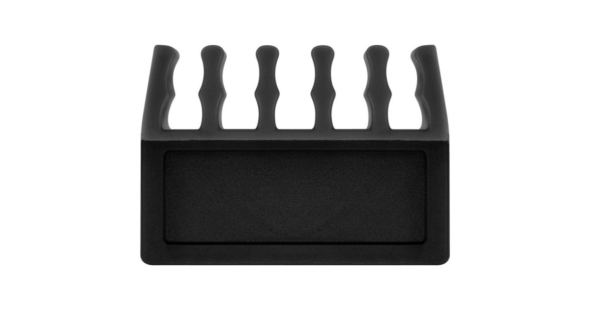 goobay Kabel Management 5-Slots, Kabelführung(schwarz, 2er-Set)