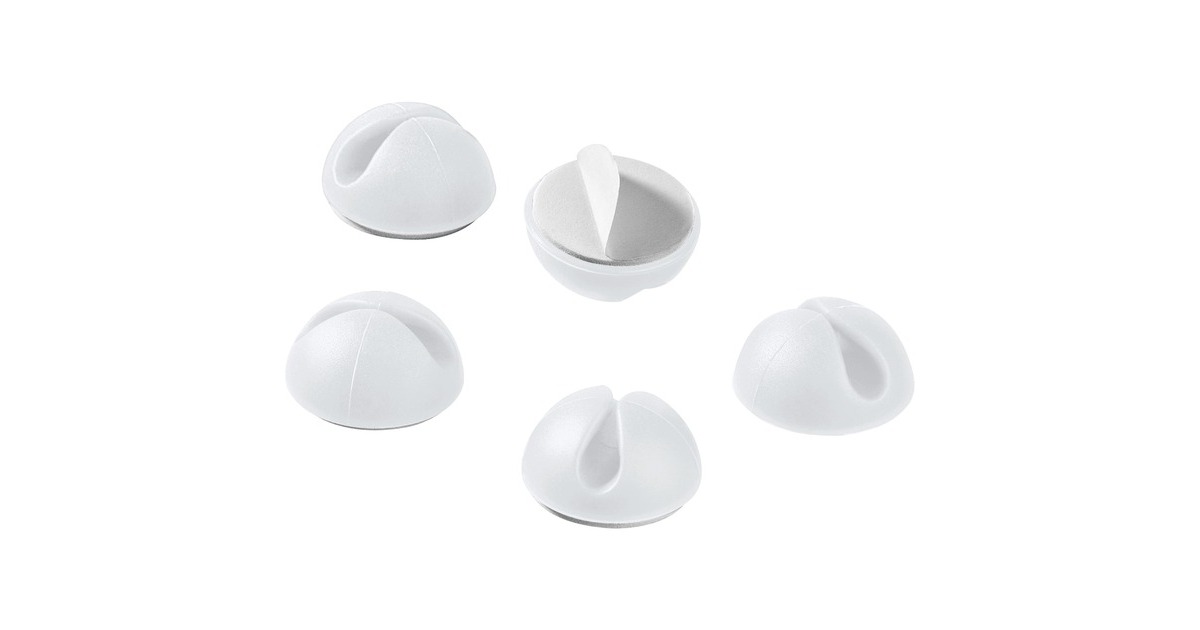 goobay Kabelführung für den Schreibtisch 95183(weiß)