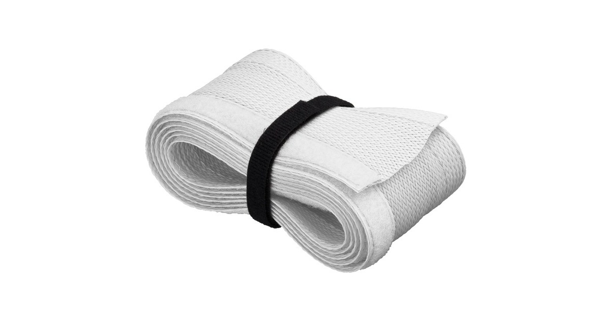 goobay Kabelmantel 51918(weiß, 1,8 Meter)