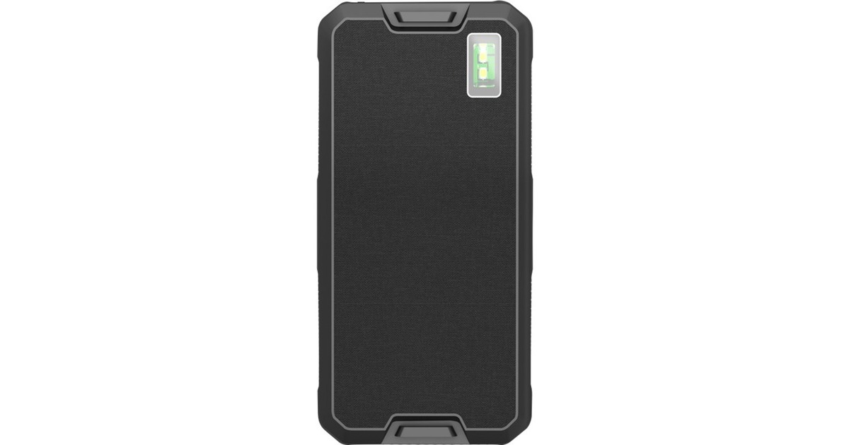goobay Outdoor Schnelllade-Powerbank 20.000 mAh mit Solar(schwarz, USB-C PD, QC 3.0)